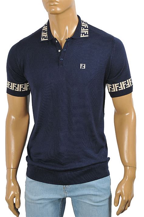 fendi polo t-shirts|fendi men's polo.